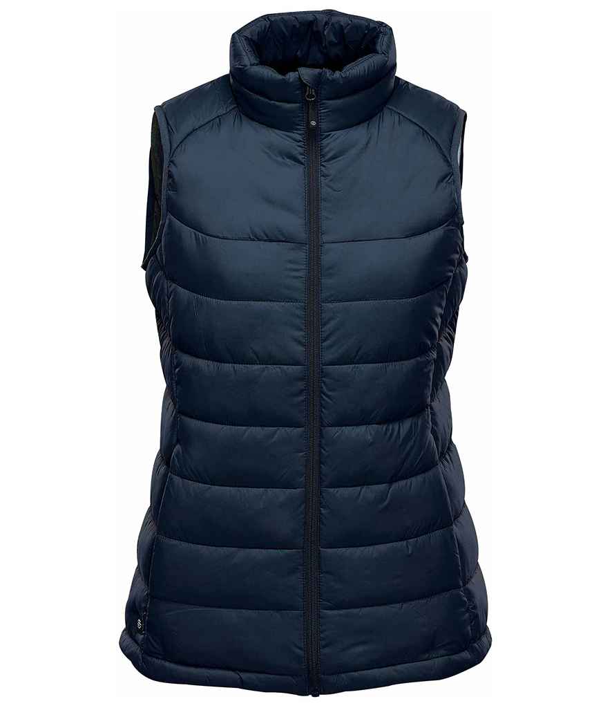 Stormtech Ladies Stavanger Thermal Bodywarmer - Navy/Graphite Grey
