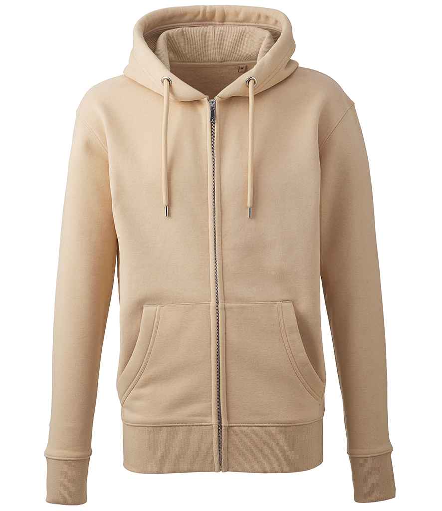 Anthem Organic Full Zip Hoodie - Desert Sand