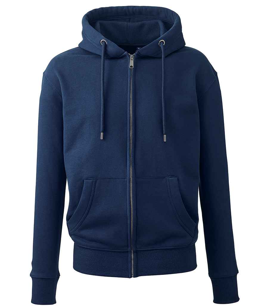 Anthem Organic Full Zip Hoodie - Navy