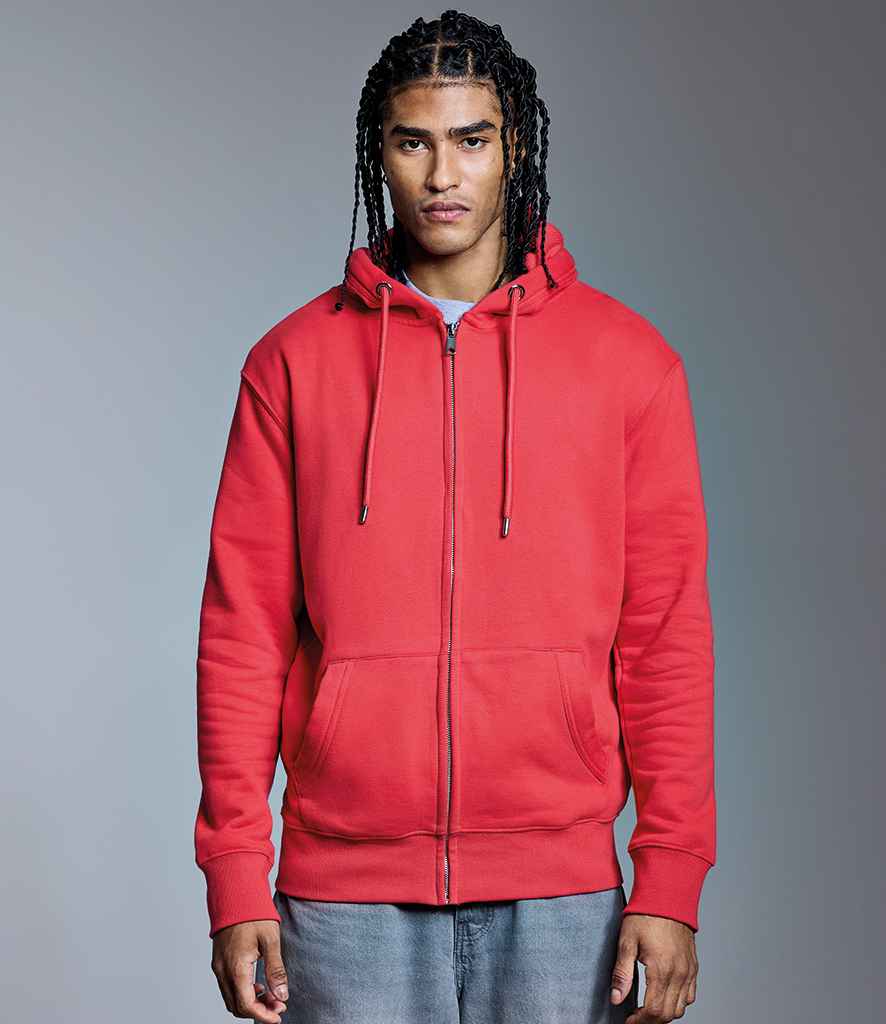 Anthem Organic Full Zip Hoodie - Red