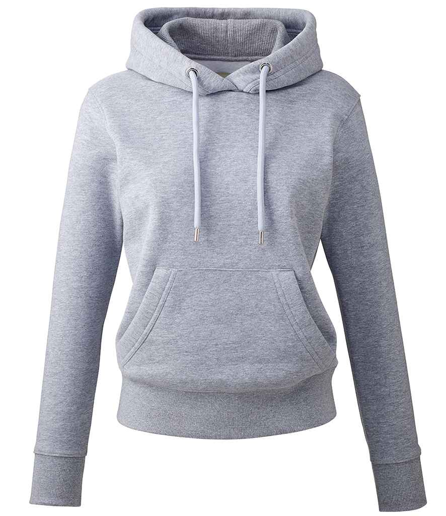 Anthem Ladies Organic Hoodie - Grey Marl
