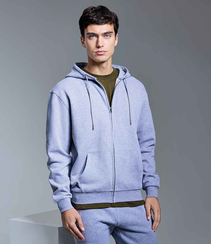 Anthem Unisex Studio Full Zip Hoodie - Grey Marl