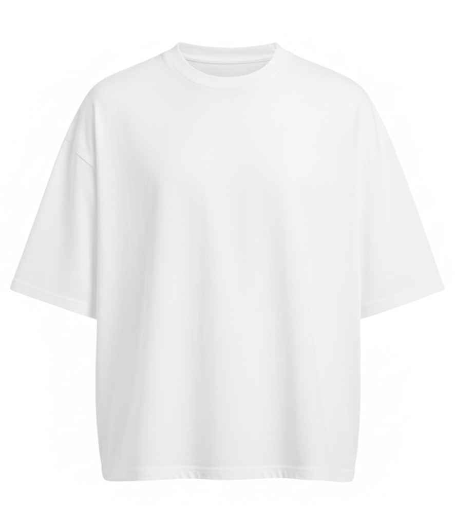AWDis Heavyweight Boxy Cropped 240 T-Shirt - Arctic White
