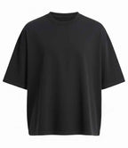 AWDis Heavyweight Boxy Cropped 240 T-Shirt - Deep Black