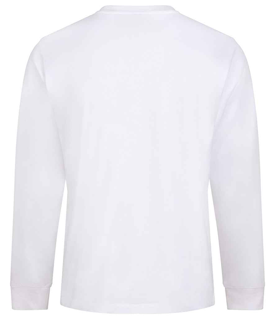 AWDis Long Sleeve 180 T-Shirt - Arctic White