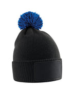 Kids snowstar patch beanie
