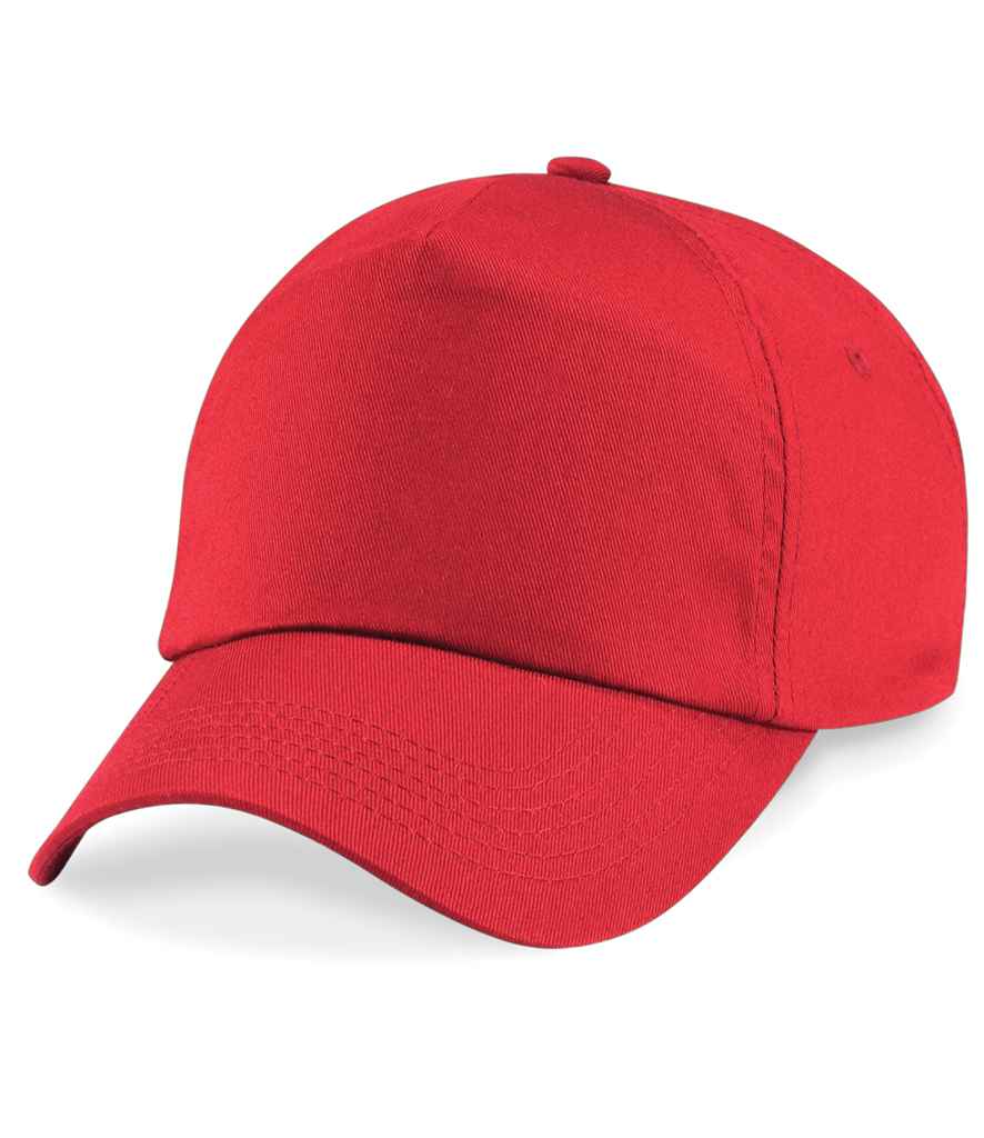Beechfield Kids Original 5 Panel Cap - Bright Red
