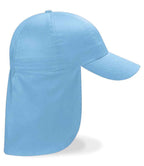 Beechfield Kids Legionnaire Style Cap - Sky Blue