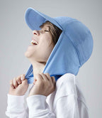 Beechfield Kids Legionnaire Style Cap - Sky Blue