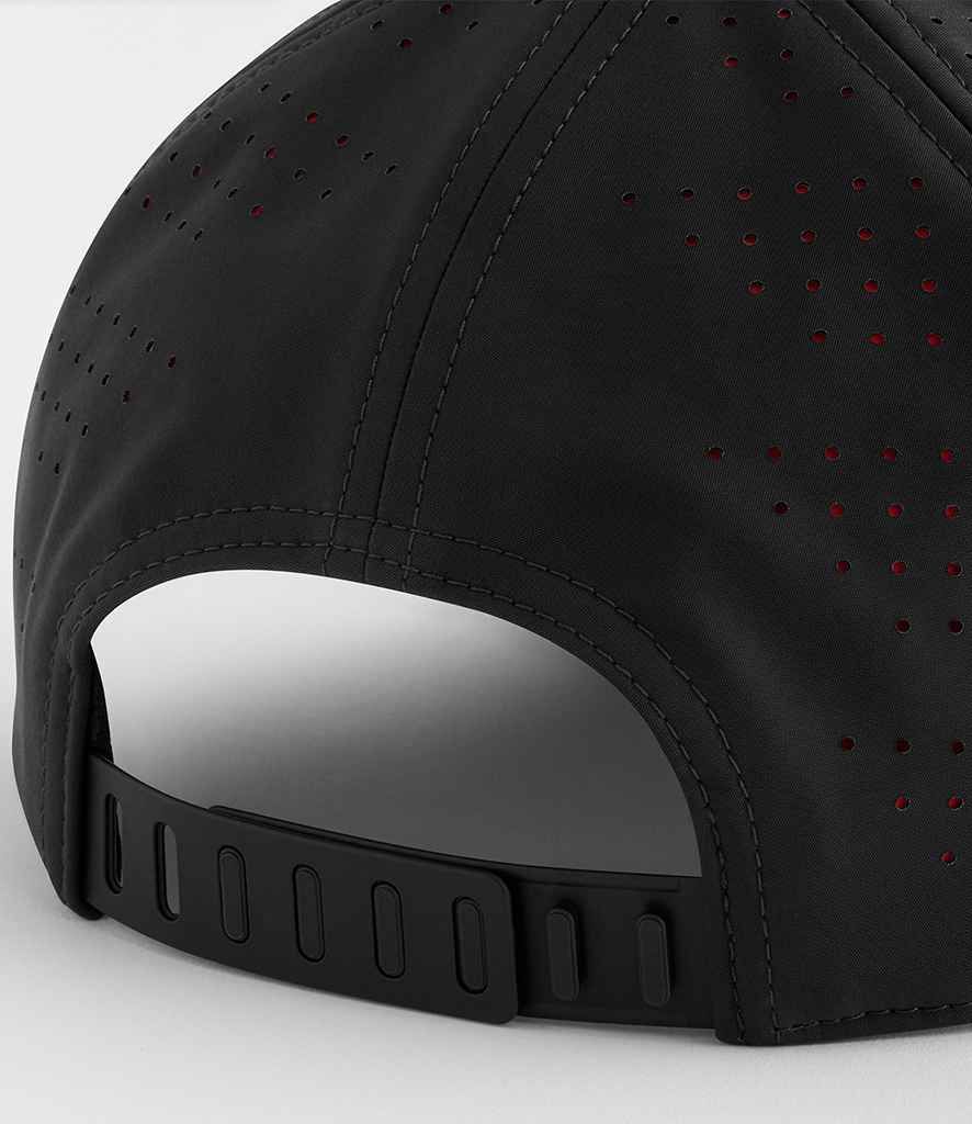 Beechfield Accelerate Cap - Black/Red