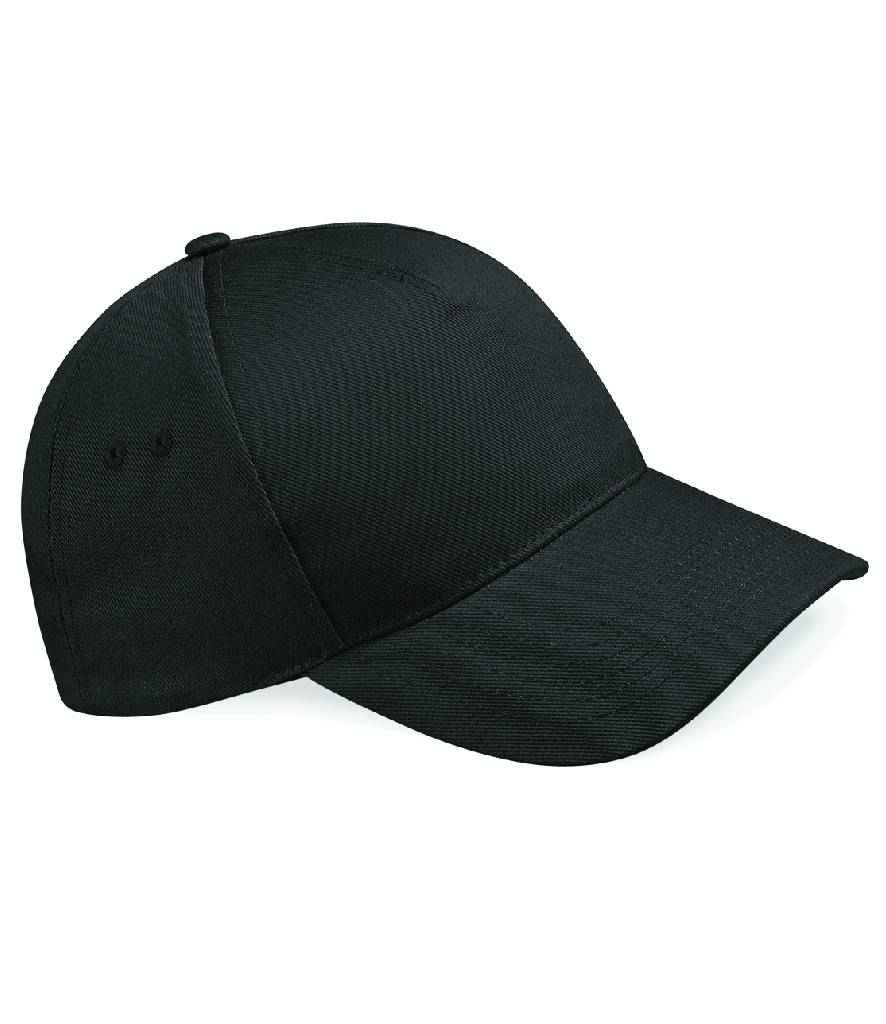Beechfield Ultimate 5 Panel Cap - Black