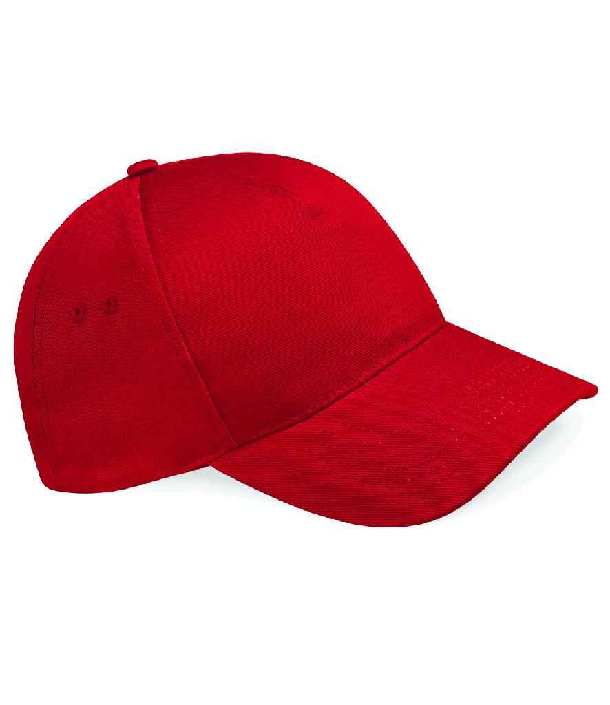 Beechfield Ultimate 5 Panel Cap - Classic Red