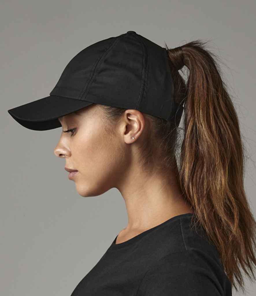 Beechfield Performance Ponytail Cap - Black
