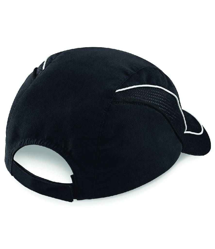 Beechfield Coolmax® Flow Mesh Cap - Black