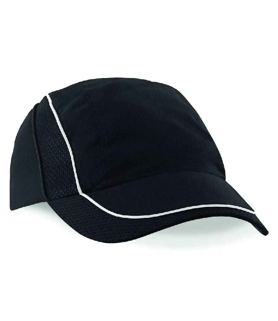 Beechfield Coolmax® Flow Mesh Cap - Black