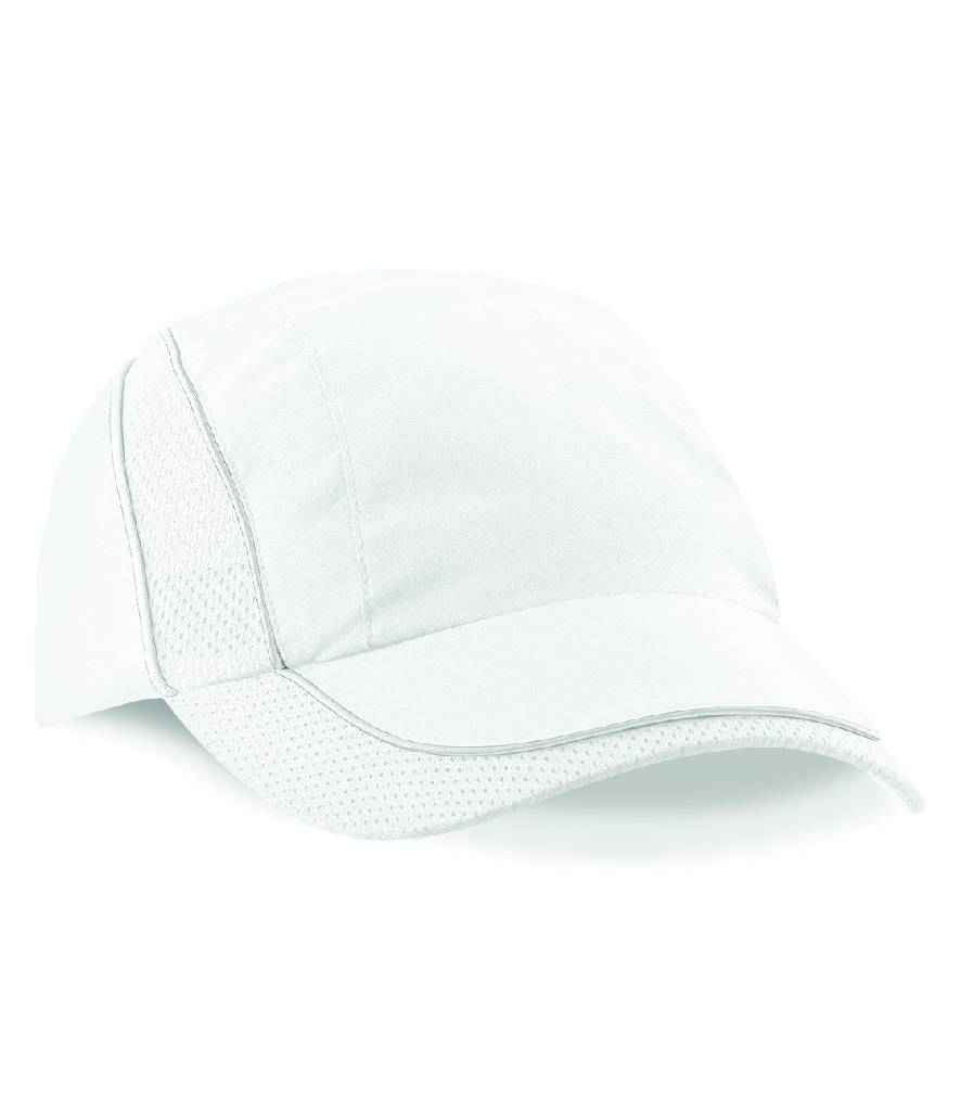 Beechfield Coolmax® Flow Mesh Cap - White
