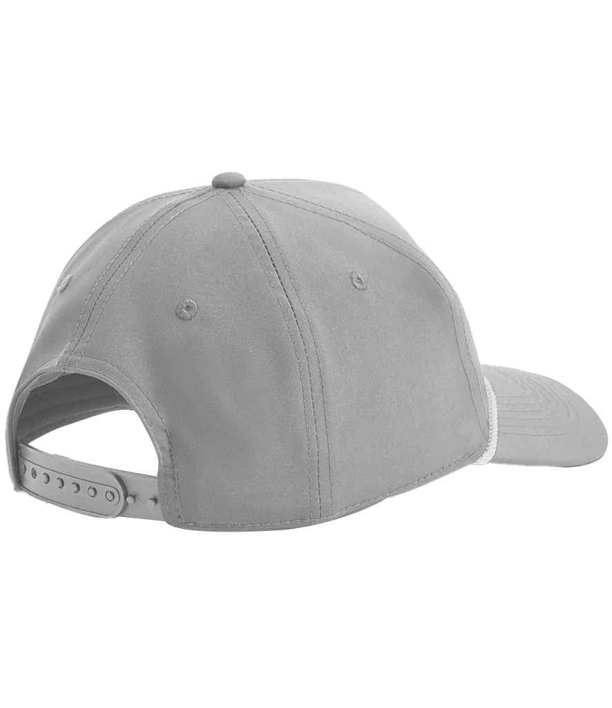 Beechfield Rope Detail Golf Cap - Light Grey/White