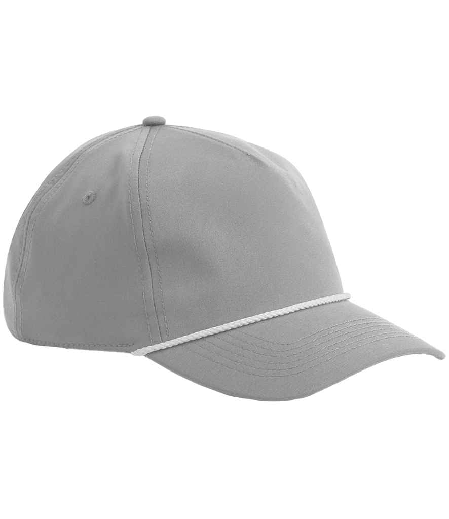 Beechfield Rope Detail Golf Cap - Light Grey/White
