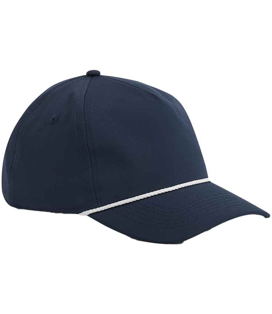Beechfield Rope Detail Golf Cap - Navy/White