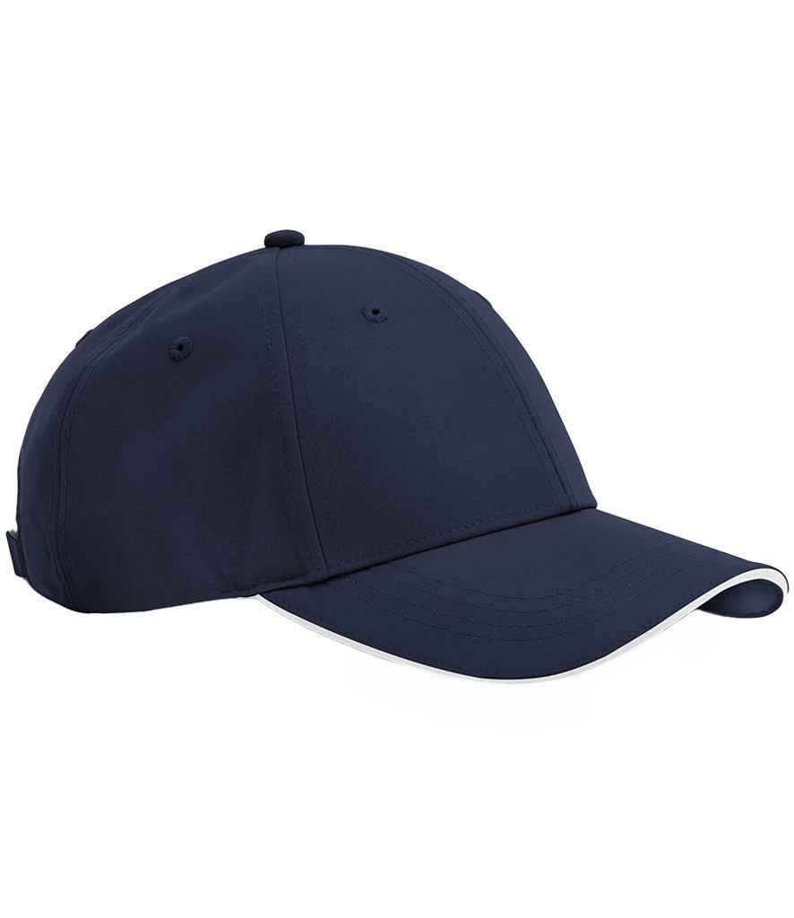Beechfield Team Sports-Tech Cap - French Navy/White