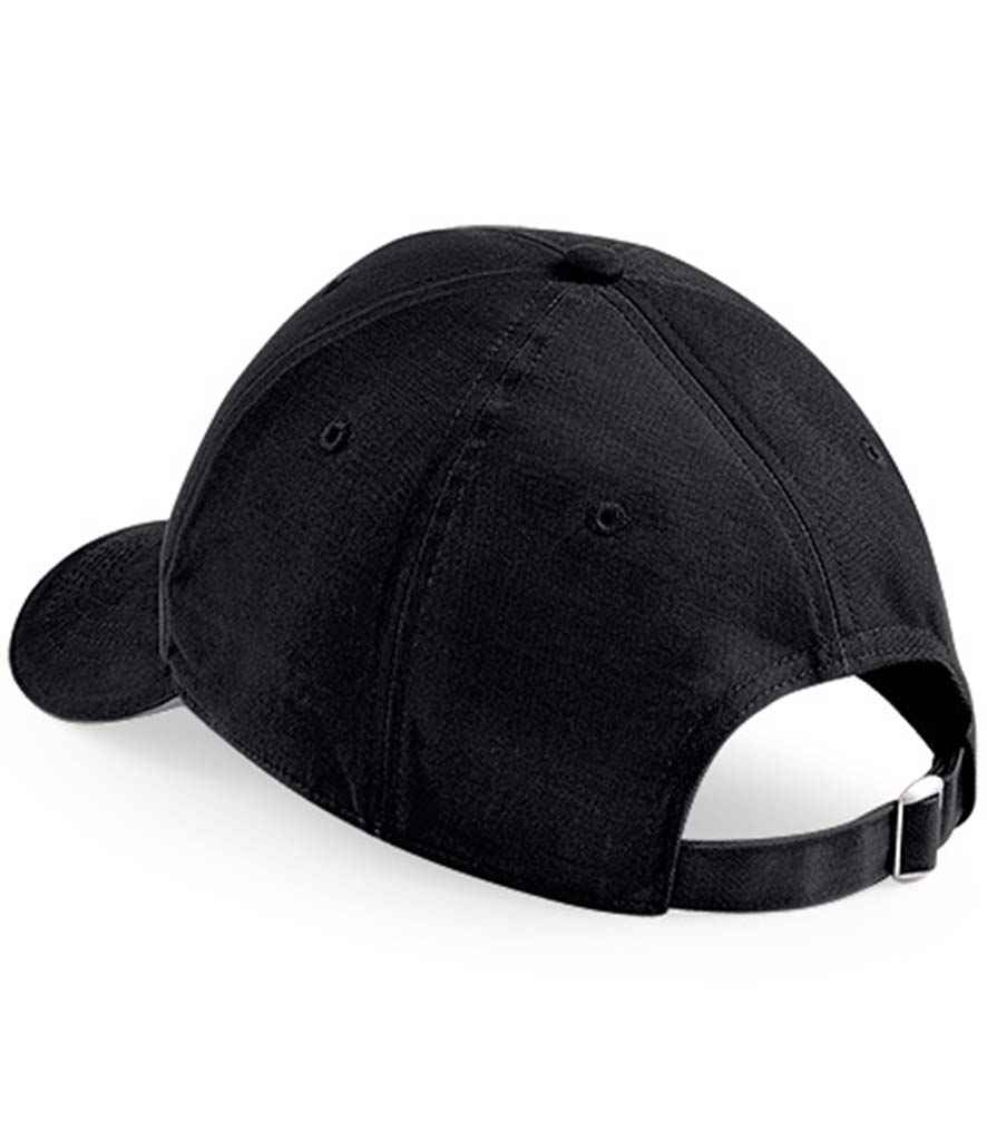 Beechfield Athleisure 6 Panel Cap - Black/Graphite Grey