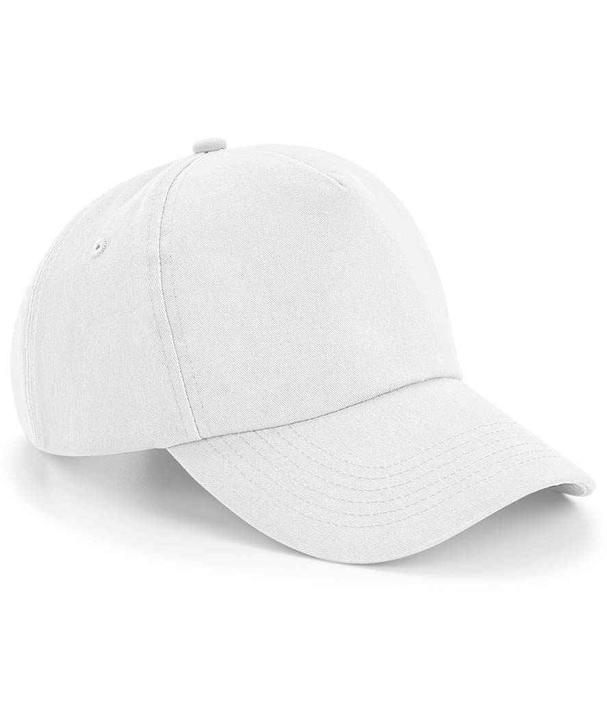 Beechfield Authentic 5 Panel Cap - White