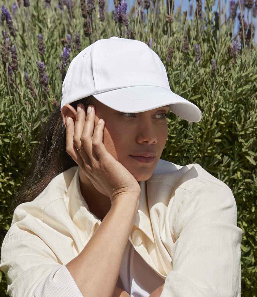 Beechfield Authentic 5 Panel Cap - White