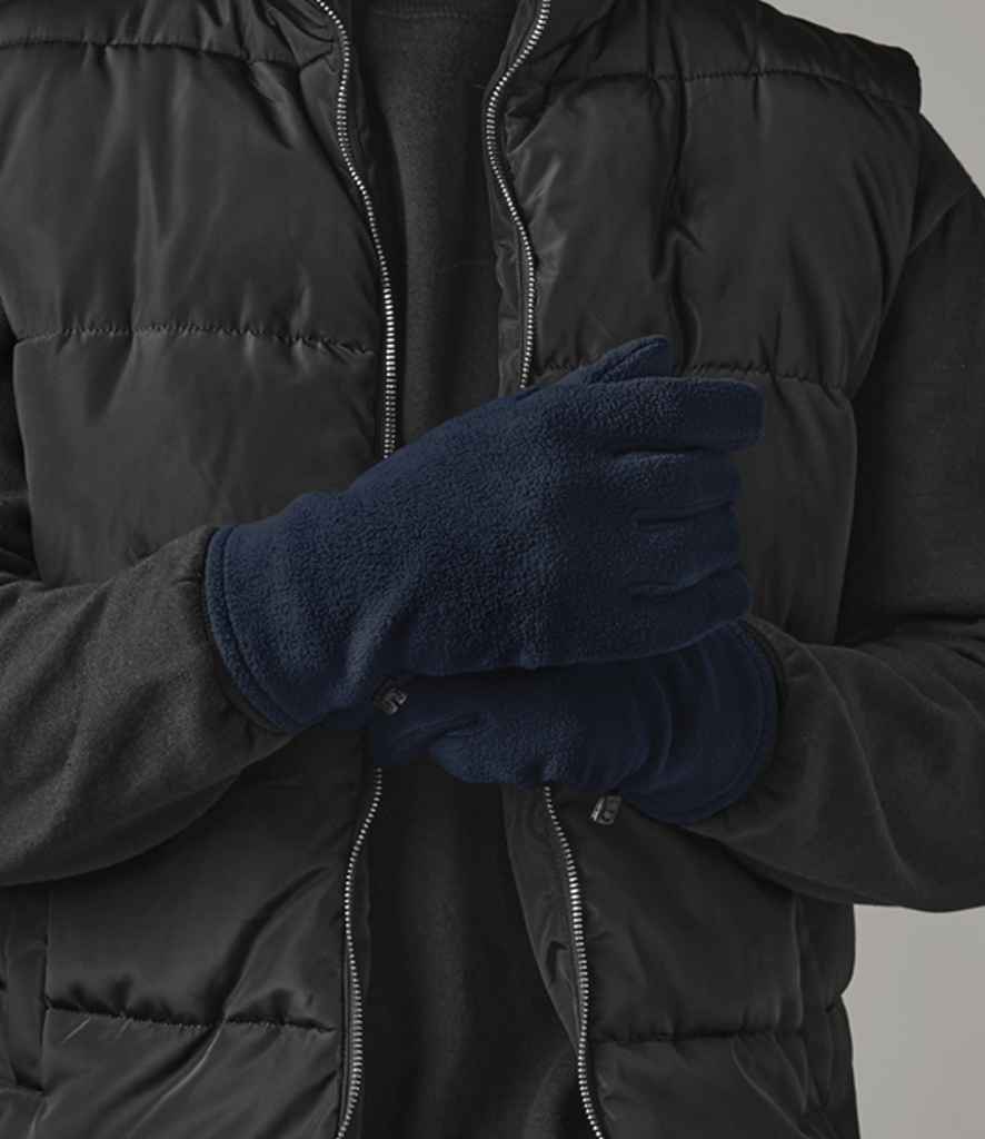 Beechfield Recycled Fleece Gloves - French Navy