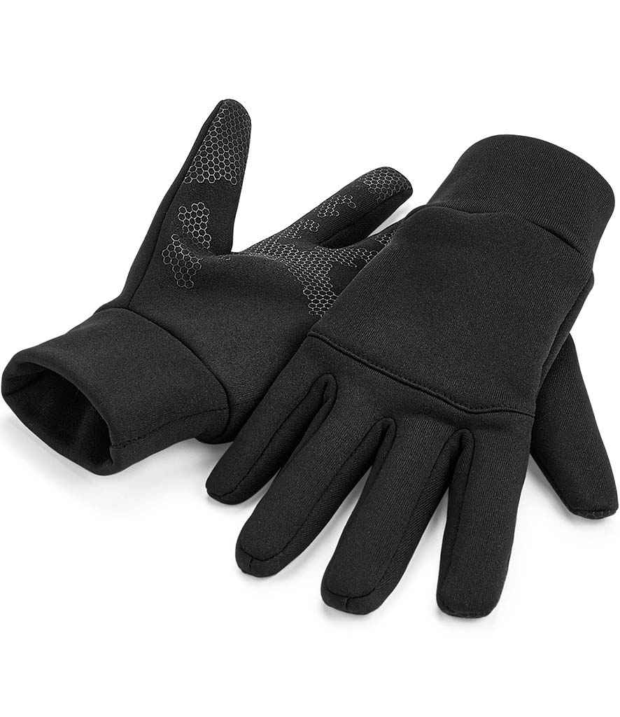 Beechfield Sports Tech Soft Shell Gloves - Black