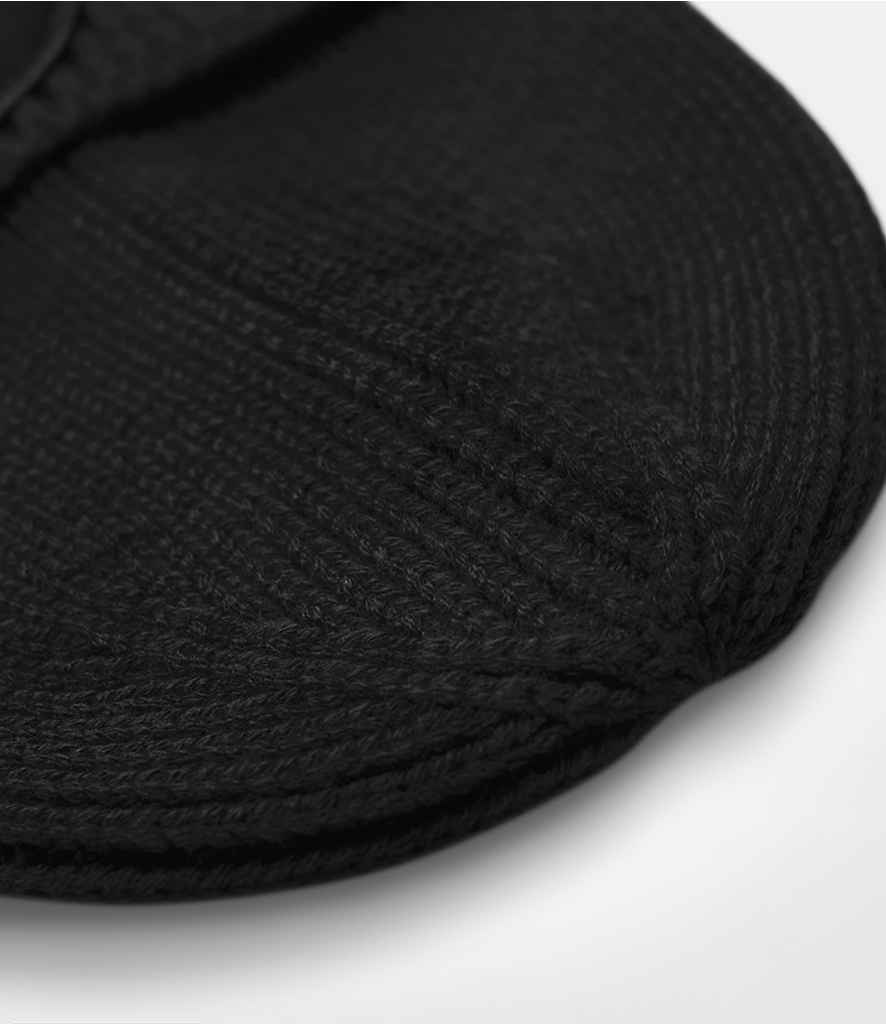 Beechfield Circular Fashion Patch Beanie - Black