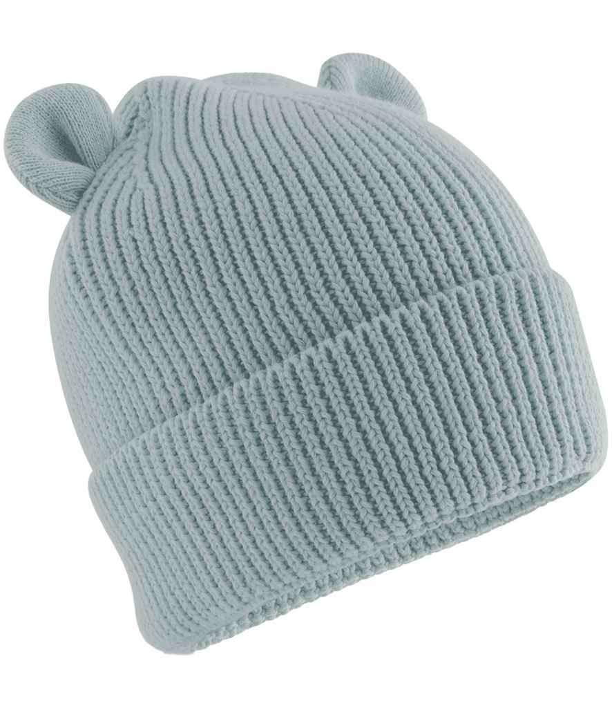 Beechfield Organic Baby Bear Beanie - Dusty Turquoise