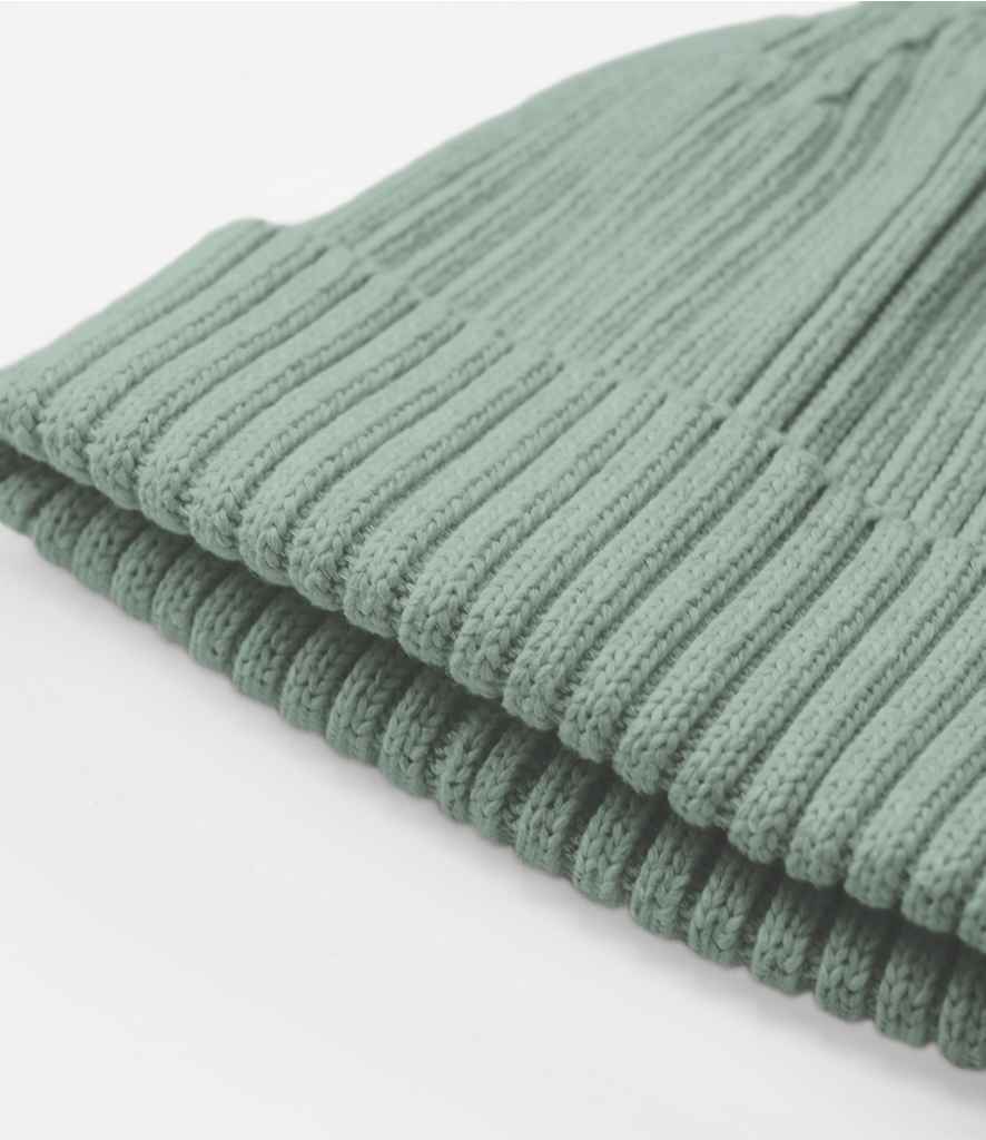 Beechfield Kids Organic Cotton Beanie - Dusty Green