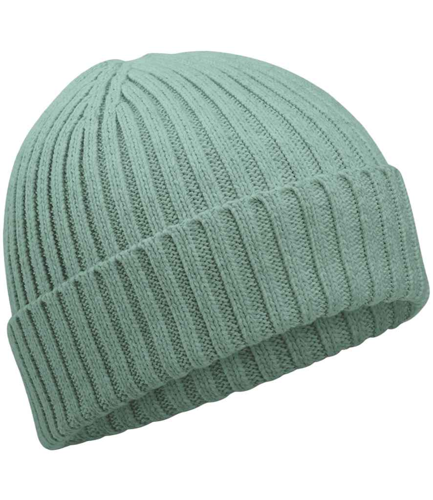 Beechfield Kids Organic Cotton Beanie - Dusty Green