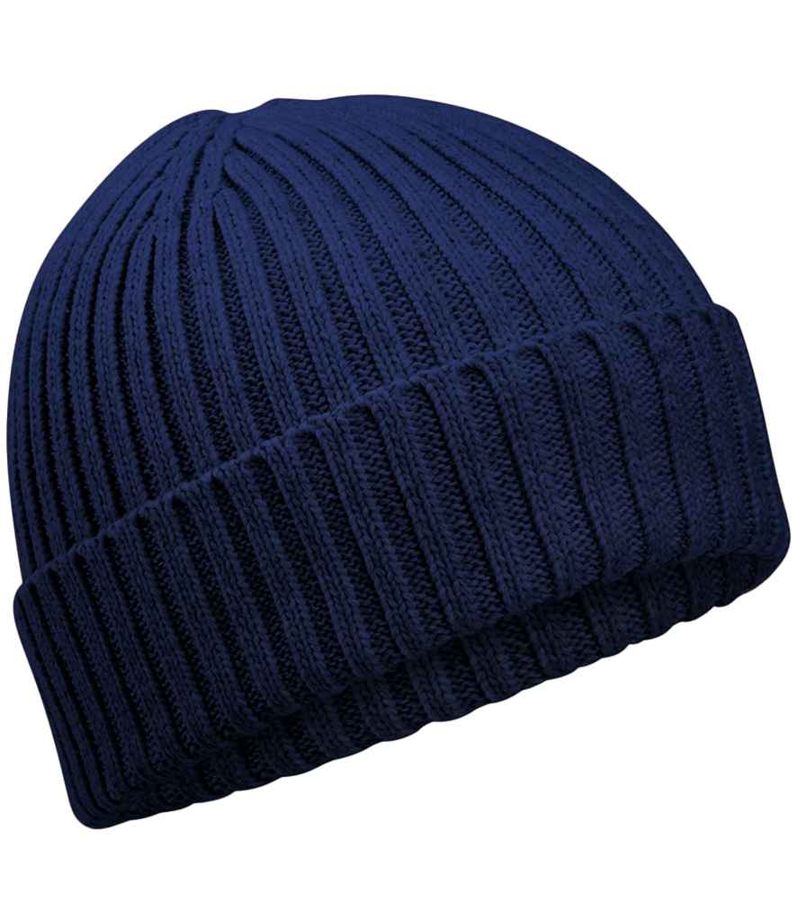 Beechfield Kids Organic Cotton Beanie - Oxford Navy