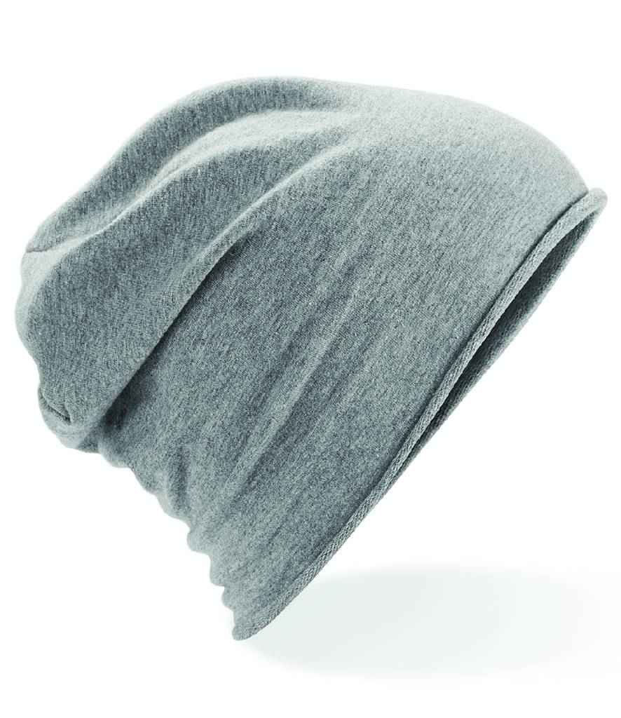 Beechfield Jersey Beanie - Heather Grey