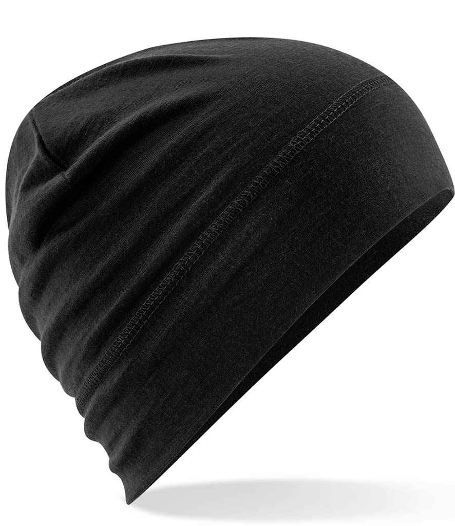 Beechfield Merino Beanie - Black
