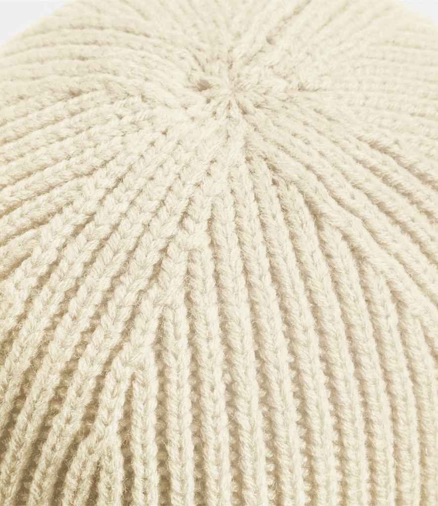 Beechfield Engineered Knit Ribbed Beanie - Oatmeal