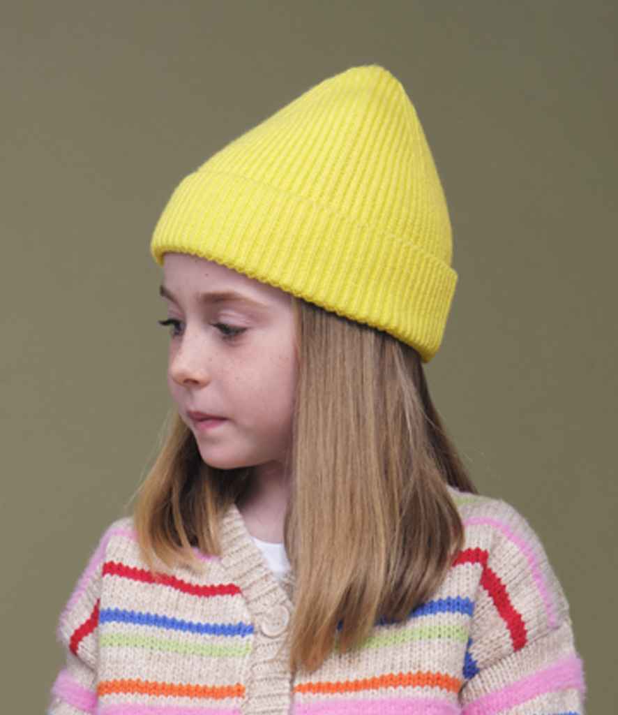 Beechfield Kids Fashion Beanie - Lemon