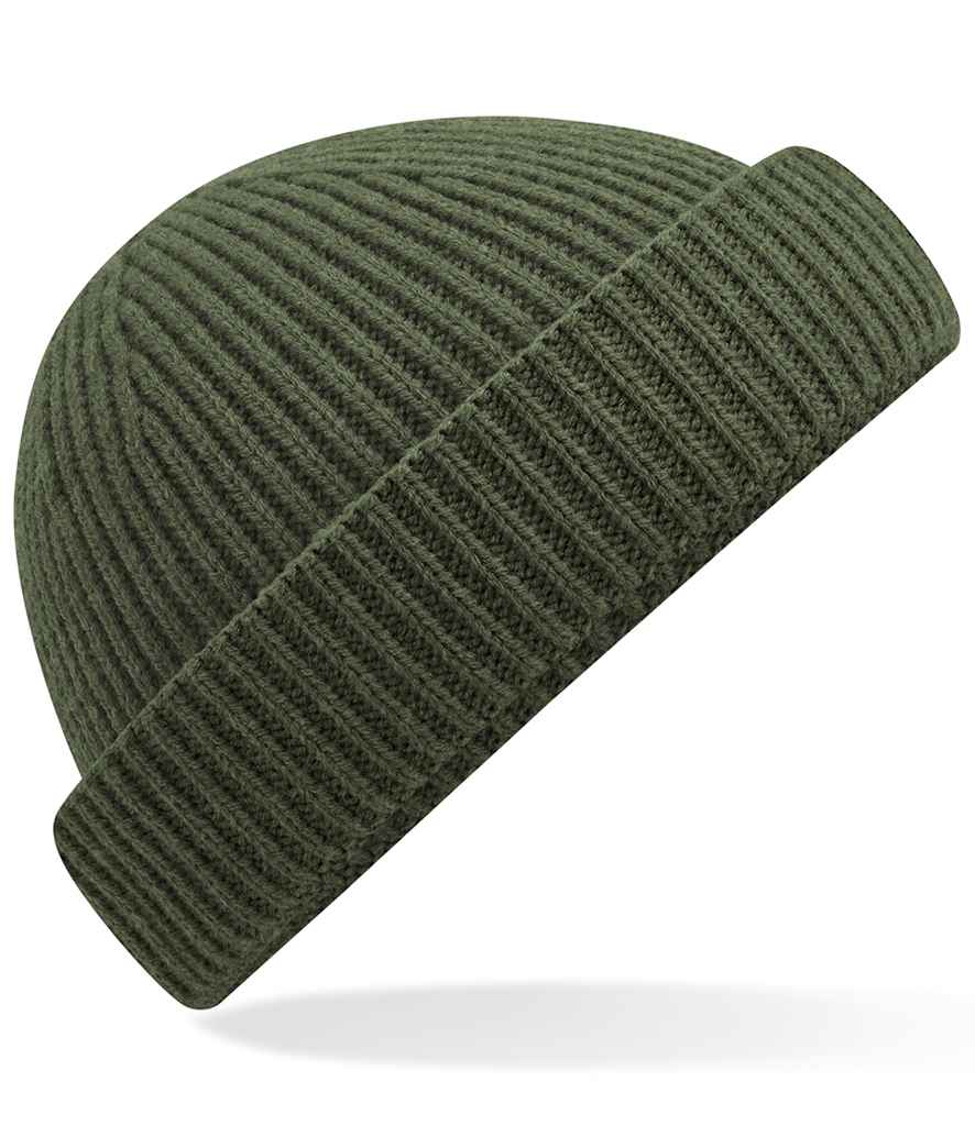 Beechfield Recycled Harbour Beanie - Olive Green