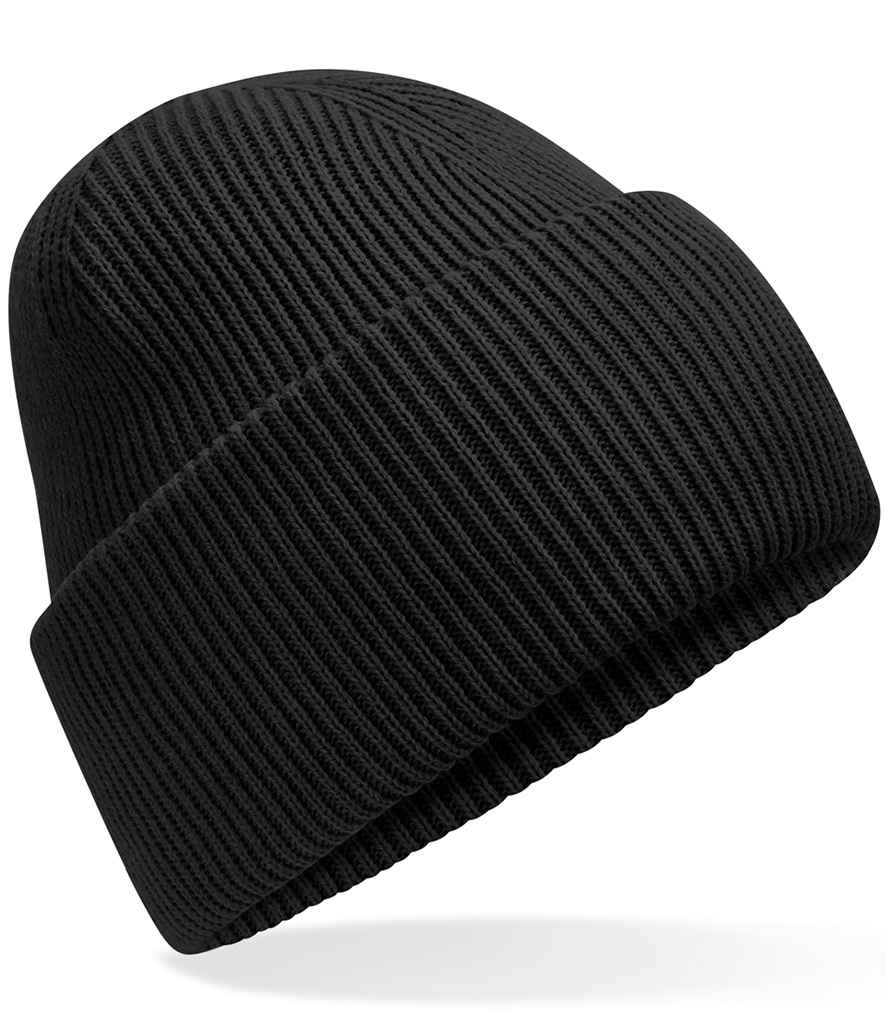 Beechfield Classic Engineered Deep Cuffed Beanie - Black