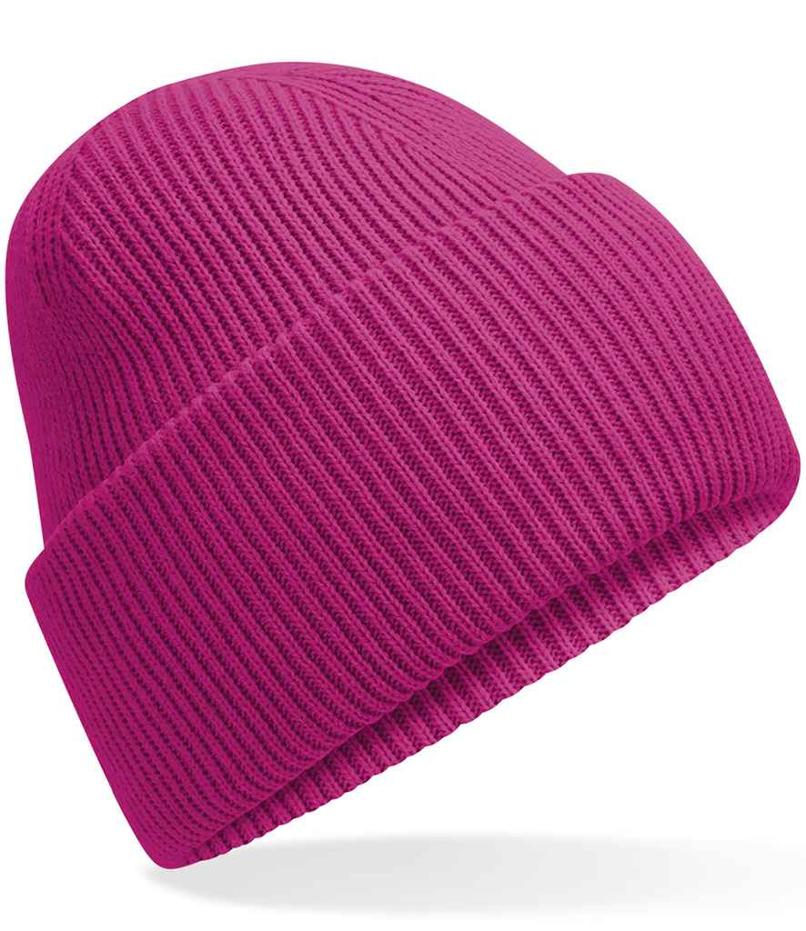 Beechfield Classic Engineered Deep Cuffed Beanie - Festival Fuchsia