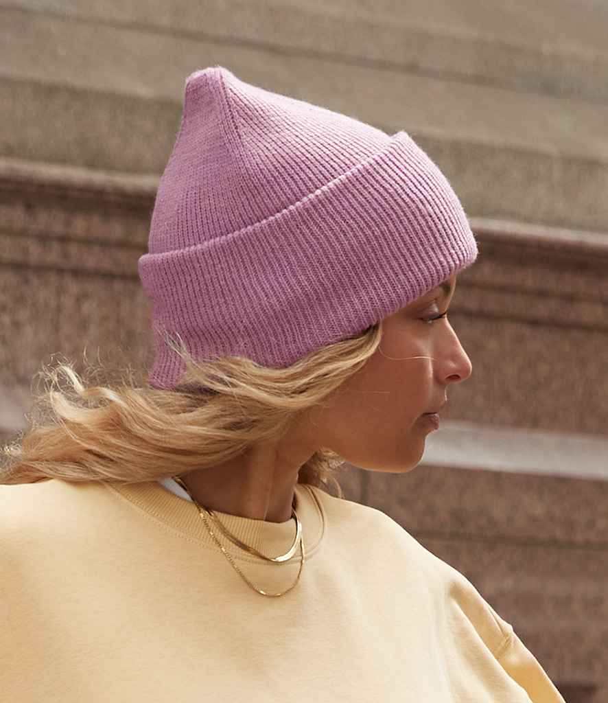 Beechfield Classic Engineered Deep Cuffed Beanie - True Pink