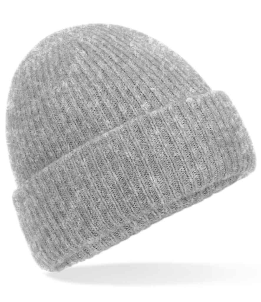 Beechfield Cosy Ribbed Beanie - Grey Marl