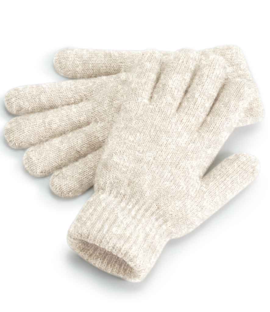 Beechfield Cosy Ribbed Cuff Gloves - Almond Marl