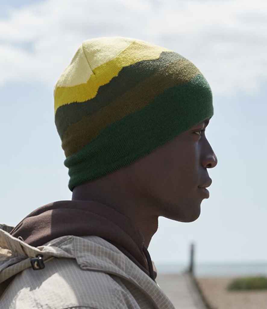 Beechfield Mountain Peaks Pull-On Beanie - Alpine Peaks