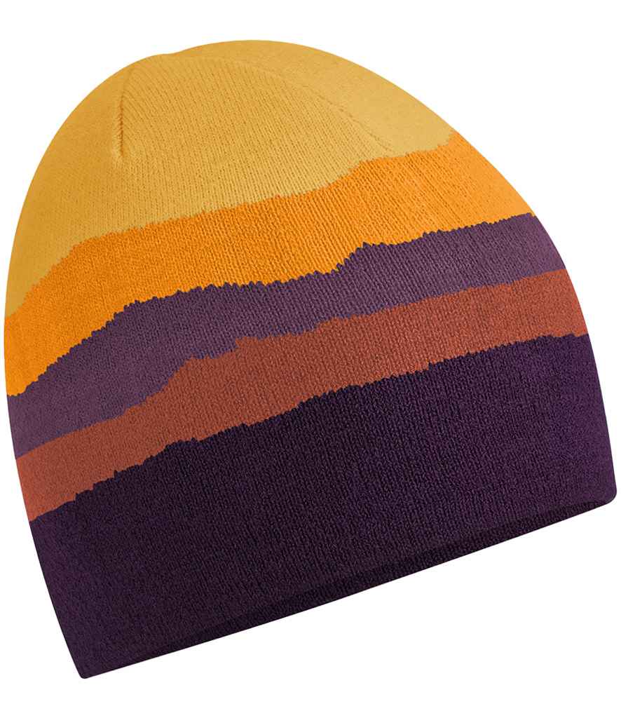 Beechfield Mountain Peaks Pull-On Beanie - Desert Peaks
