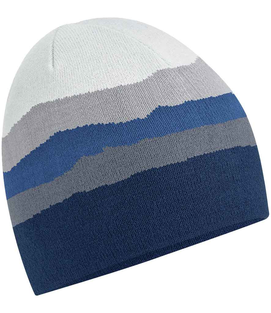 Beechfield Mountain Peaks Pull-On Beanie - Rocky Peaks