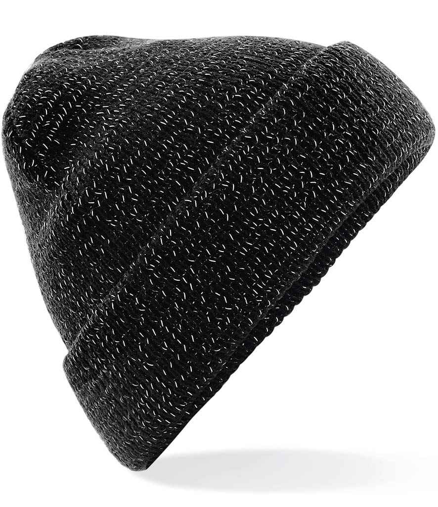 Beechfield Reflective Beanie - Black