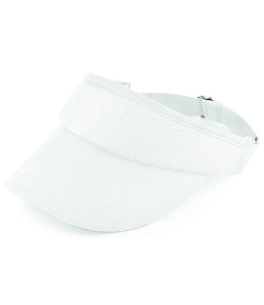 Beechfield Sports Sun Visor - White