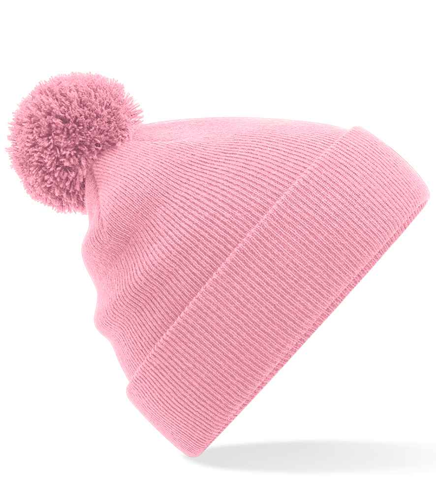 Beechfield Kids Original Pom Pom Beanie - Dusky Pink